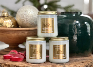 HOLIDAY TRIO - THREE 9 oz CANDLES