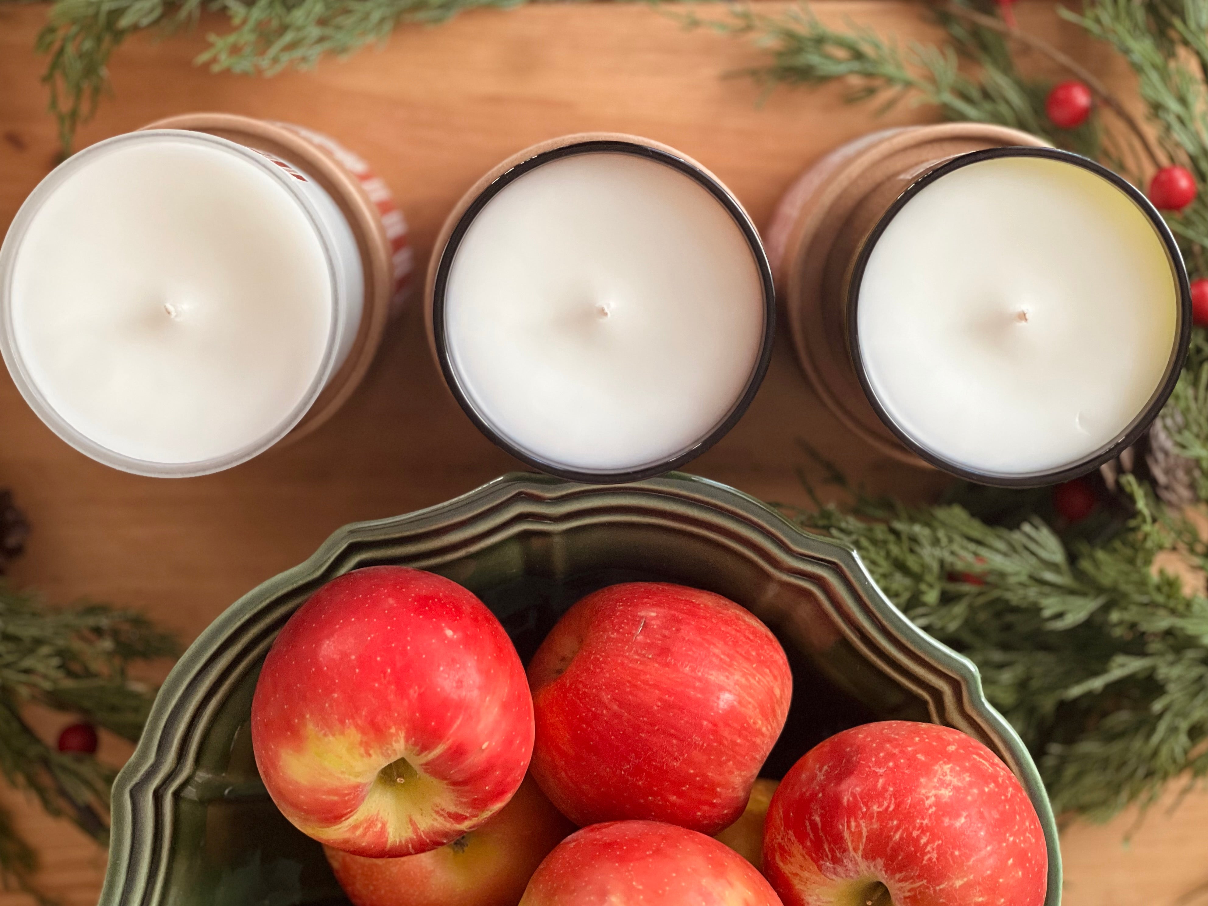 CHRISTMAS TRIO - THREE 13 oz CANDLES